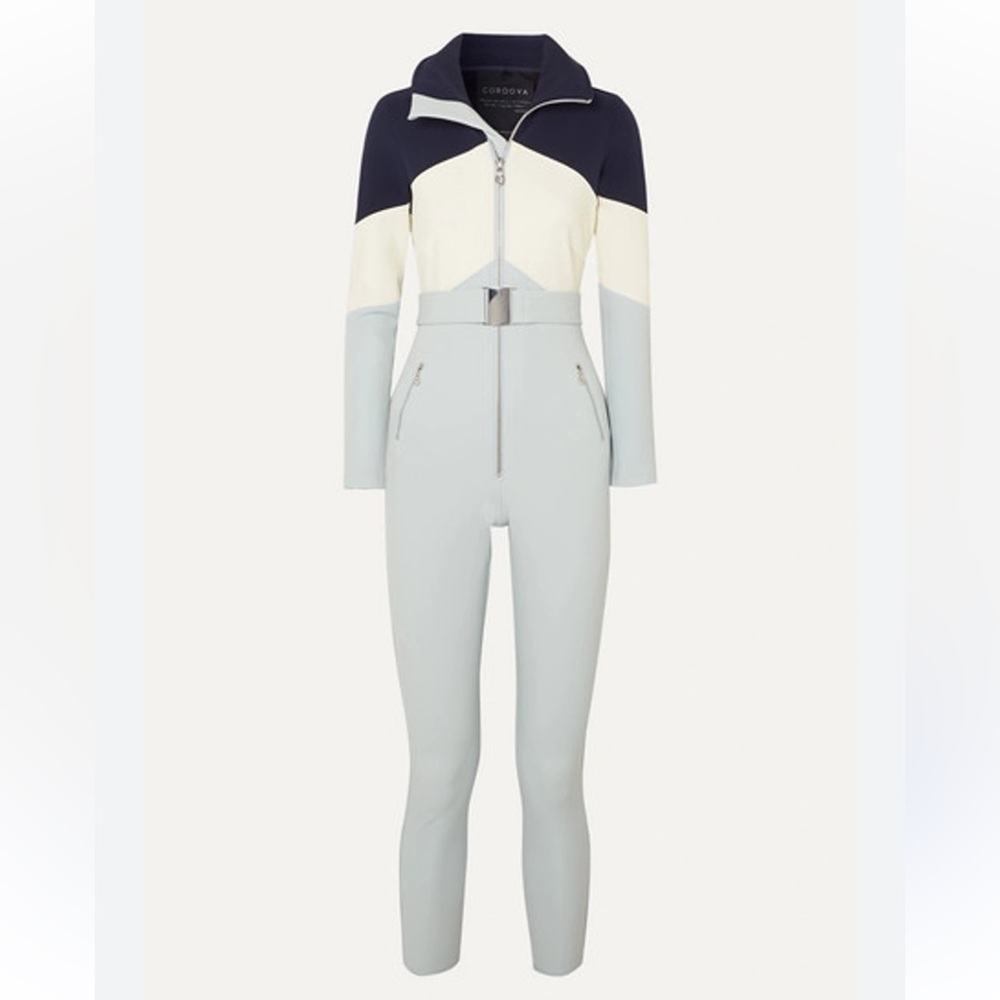 Cordova Alta Ski Suit Ski Jacket in Navy and Cream by Cordova